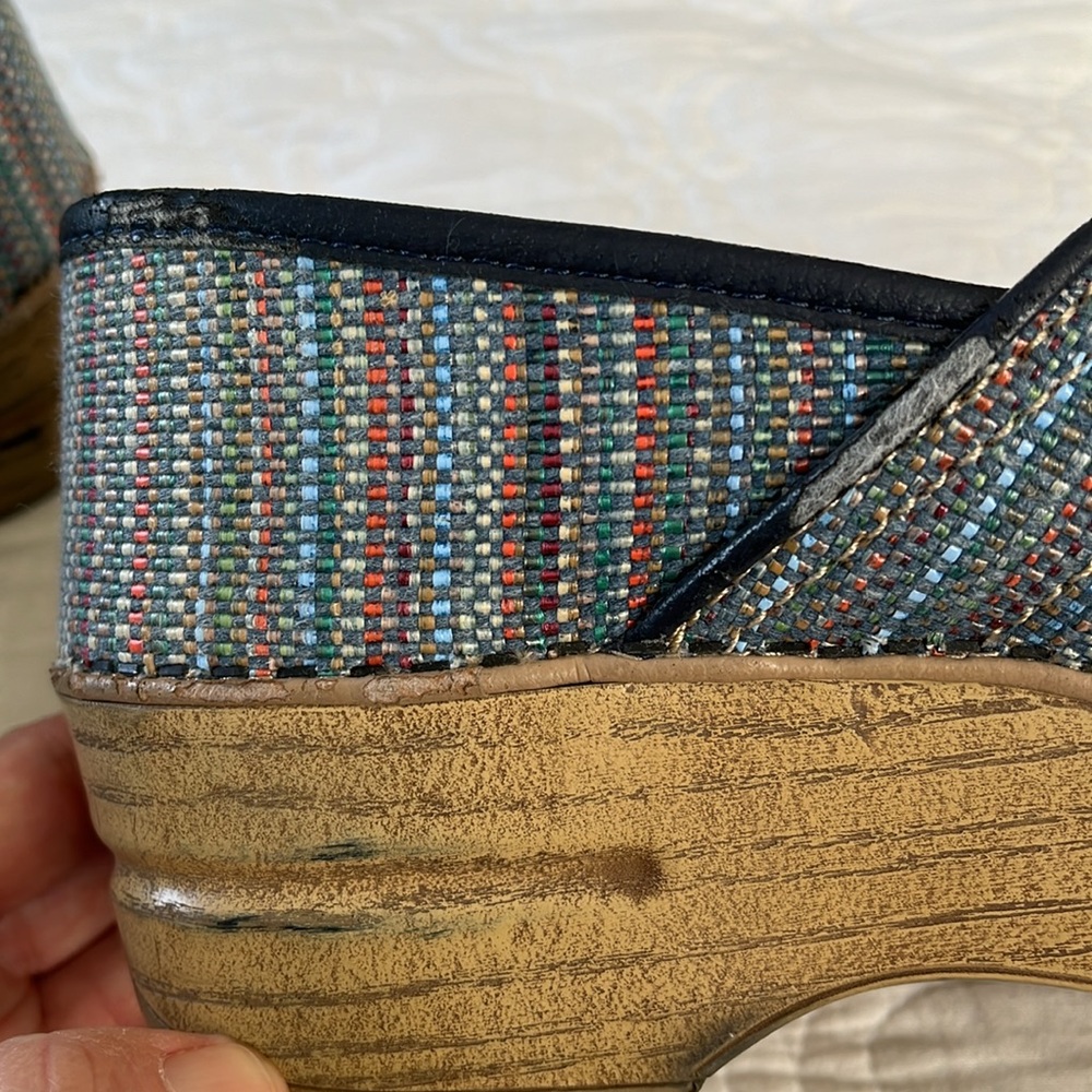 Dansko  clogs unique woven fabric size 38 - Picture 4 of 5
